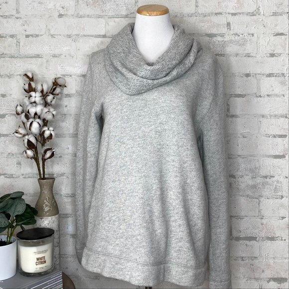 J. Crew Tops - J. Crew | Gray Cowl Neck Sweatshirt